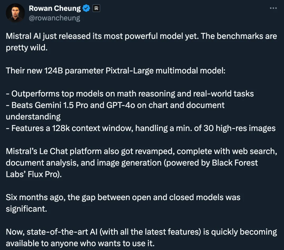 发力了，Mistral对标ChatGPT全面升级le Chat，还祭出超大杯多模态模型  第2张