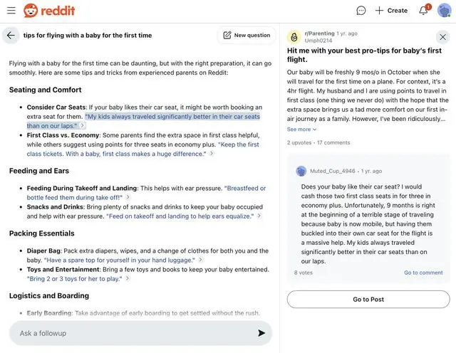 Reddit推出AI站内搜索工具Reddit Answers，跳过谷歌直接从平台获取信息  第2张