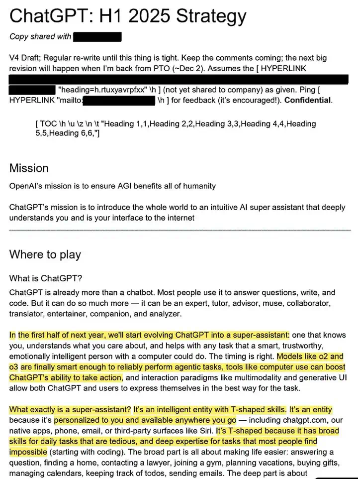 4页绝密文件曝OpenAI野心！ChatGPT占领人类心智，25年致命杀招公开  第1张