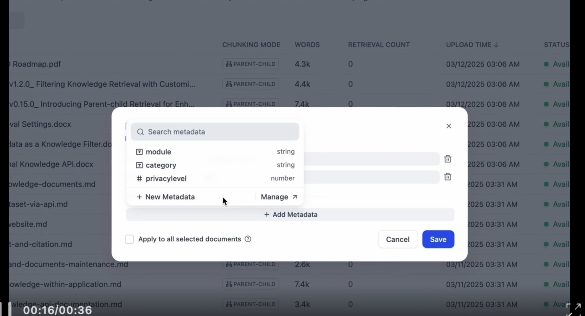 Dify v1.1.0 发布：用元数据给知识库&quot;贴标签&quot;，RAG 检索效率翻倍  第3张