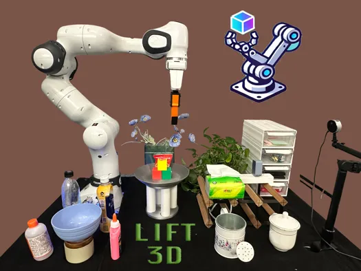 3D具身基础模型！北大提出Lift3D赋予2D大模型鲁棒的3D操纵能力  第10张