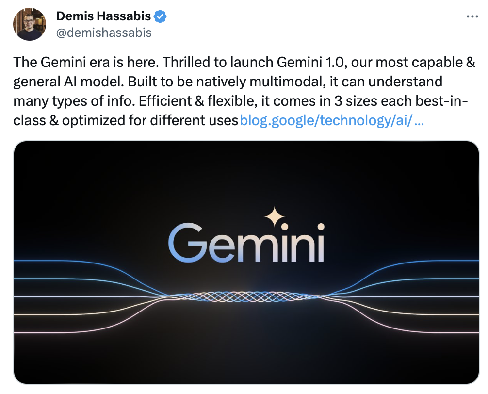 Gemini多模态时代开启！DeepMind CEO揭秘超进化体融进AlphaGo，明年面世  第34张