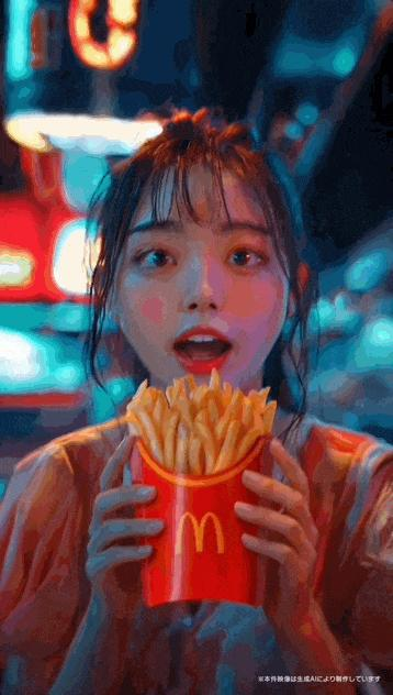 麦当劳用 11 个 AI 美女给薯条带货：马斯克点赞，网友狂喷，这锅 不背  第10张