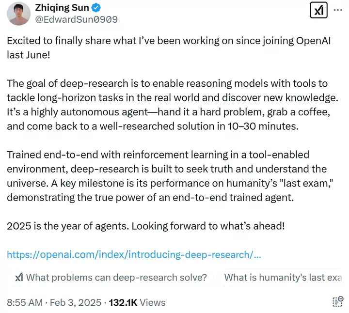 不到24小时，开源版Deep Research疯狂来袭！一月少花1400  第2张