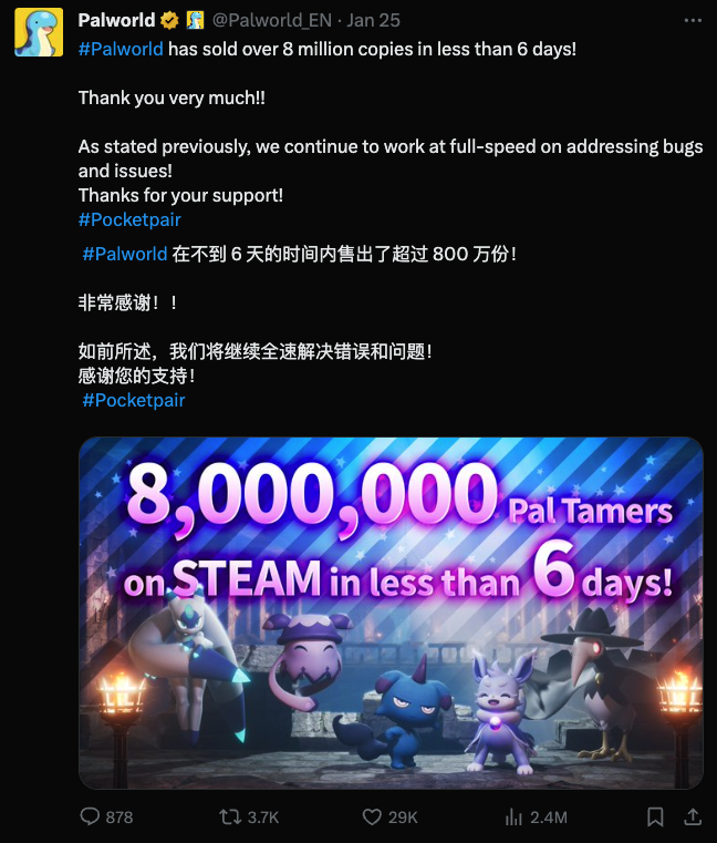 800万销量，过10亿收入，第一个陷入AI争议的爆款游戏出现了  第3张