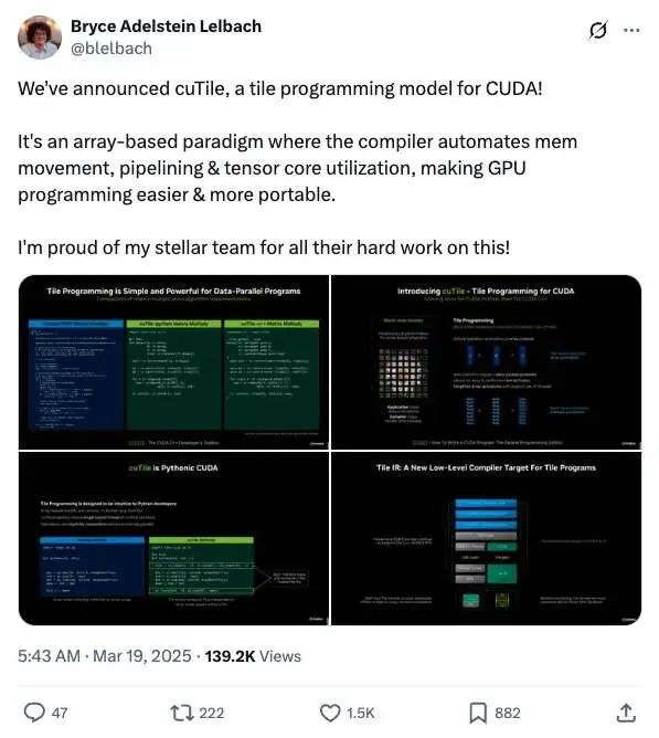 GPU编程“改朝换代”：英伟达终为CUDA添加原生Python支持，百万用户变千万？  第2张