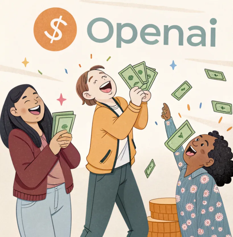 刚刚，OpenAI员工的套现机会来了！可通过要约收购向软银出售15亿美元股权  第3张