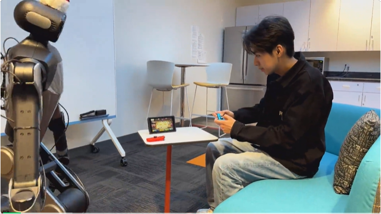 李飞飞全新「保姆」人形机器人，倒垃圾刷马桶家务全包！遥操只需Switch手柄  第7张
