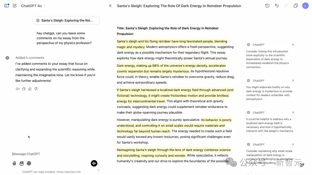 ChatGPT深夜福利，Canvas生产力神器史诗级升级！跑代码改bug，AGI界面大革新  第17张