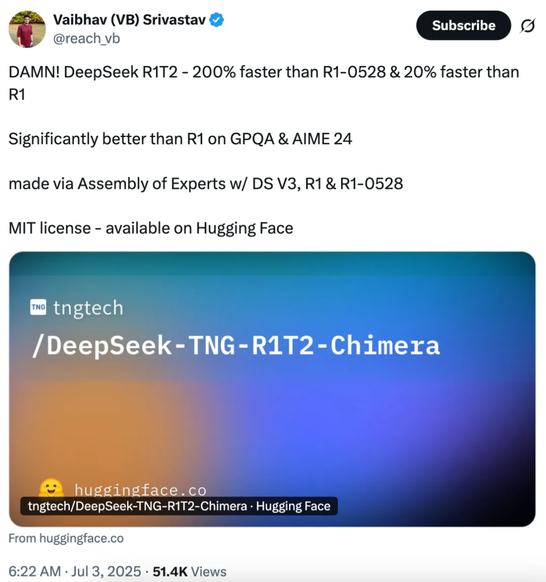 野生DeepSeek火了，速度碾压官方版，权重开源  第1张