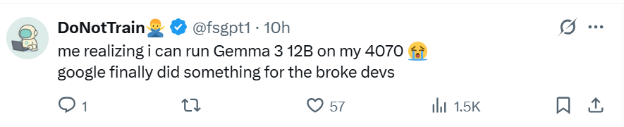 一台3090就能跑Gemma 3 27B！谷歌发布Gemma 3全系QAT版模型  第7张