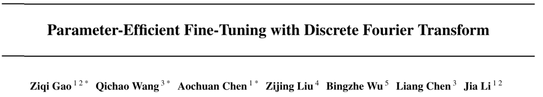 ICML 2024 - 脱离LoRA架构，训练参数大幅减少，新型傅立叶微调来了  第1张