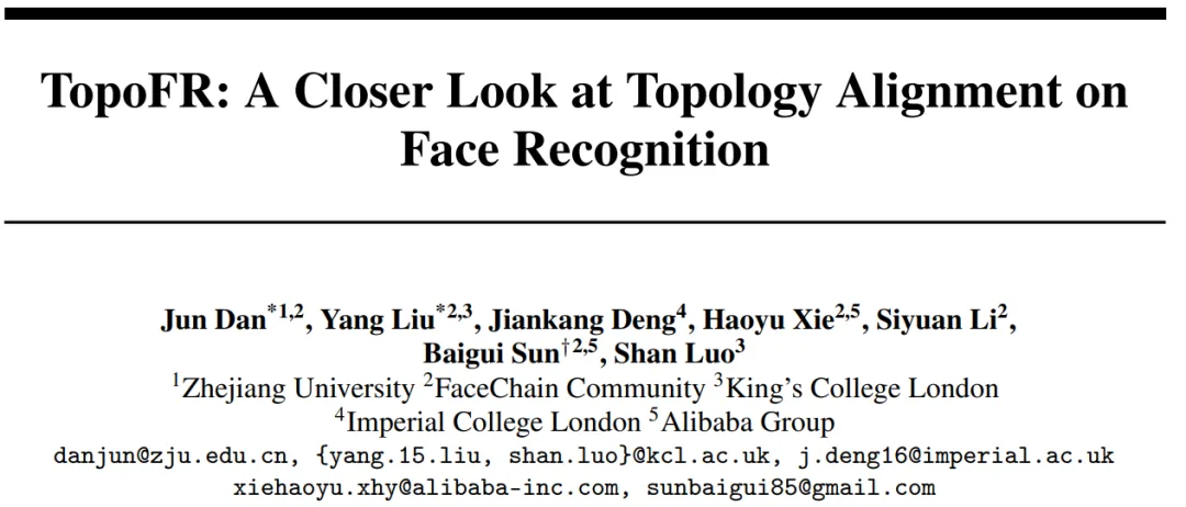 NeurIPS 2024 - FaceChain团队新作，开源拓扑对齐人脸表征模型TopoFR  第1张