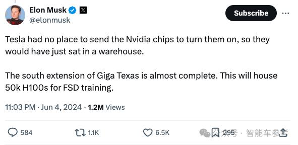 马斯克也在给黄仁勋打工，290亿预算优先买GPU  第3张