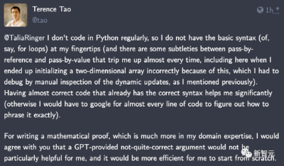 陶哲轩：GPT-4神助攻，写Python代码轻松省半小时  第12张