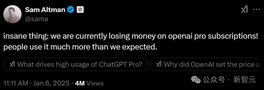 奥特曼崩溃认错：ChatGPT被用户薅秃，OpenAI亏大了！专访痛忆宫斗事件  第1张
