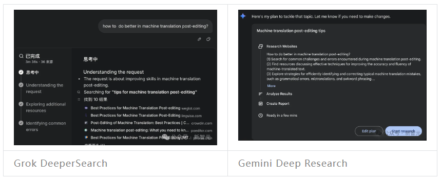 马斯克加入Agent争霸赛！Grok DeeperSearch上场，对决Gemini Deep Research  第2张