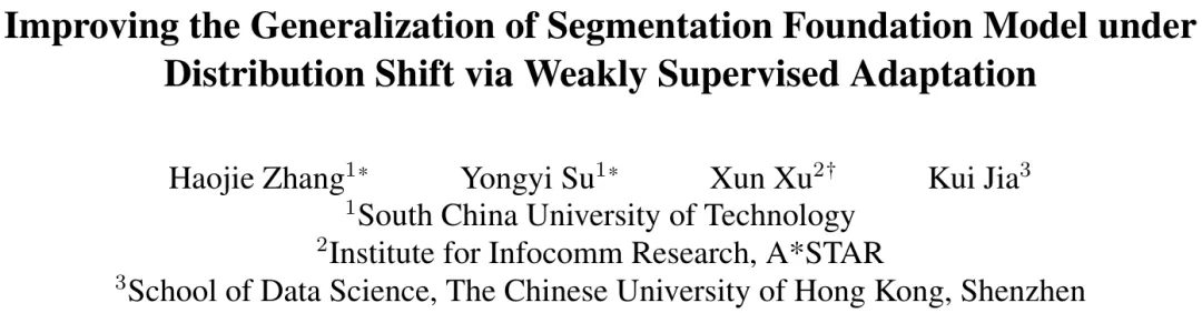 CVPR 2024 - 分割一切模型SAM泛化能力差？域适应策略给解决了  第3张