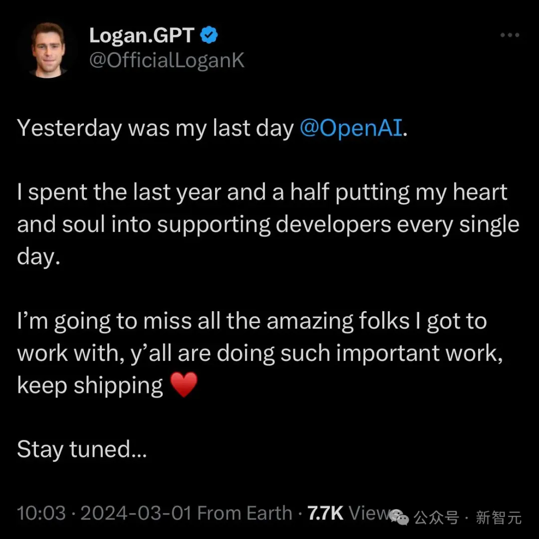 谷歌挖走OpenAI大将！前开发者关系负责人官宣加盟  第5张