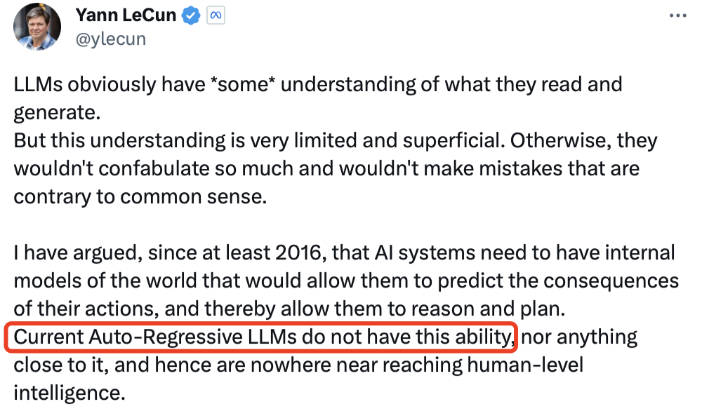 Hinton和LeCun再交锋，激辩LLM能否引发智能奇点！LeCun：人类理解能力碾压GPT-4  第3张