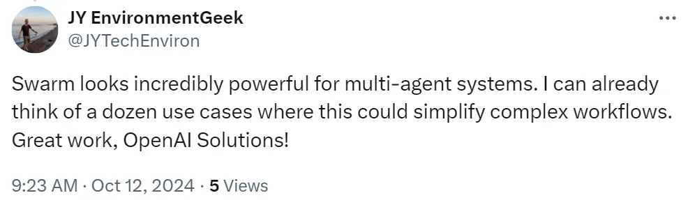 OpenAI今天Open了一下：开源多智能体框架Swarm  第3张