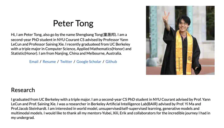 Z Tech｜对话Lecun和谢赛宁爱徒，00后OpenAI奖学金博士Peter Tong：揭秘多模态大模型的革命突破  第1张