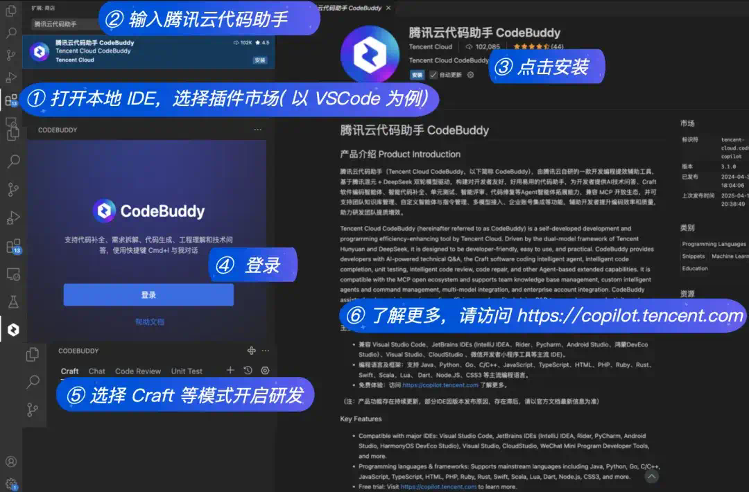 腾讯出手了！ 悄悄推出 AI 编程助手 CodeBuddy，开发者可以免费体验到国产 Cursor 了！  第2张