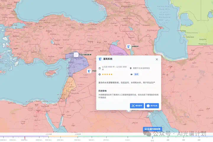 用Cursor+Claude 把《枪炮、病菌与钢铁》做成了“活地图”，让你俯瞰几万年人类文明！  第4张
