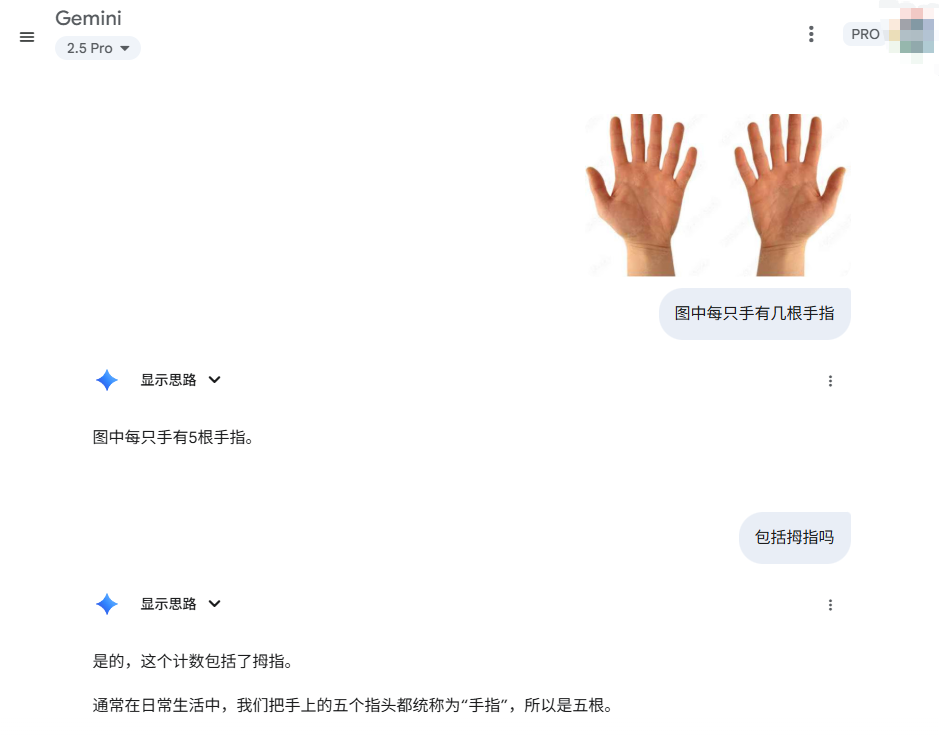 「一只手有几根手指」，你的GPT-5答对了吗？  第11张