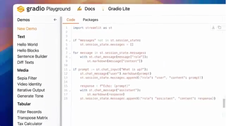 开源软件Gradio上新5大功能，几行Python代码，构建Web应用程序  第7张