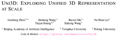 从「最强2D」升维「最强3D」！智源联合清北重磅发布10亿参数Uni3D视觉大模型  第3张