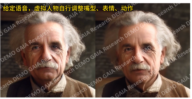 一张照片生成视频，张嘴、点头、喜怒哀乐，都可以打字控制  第4张