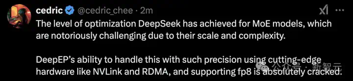 刚刚，DeepSeek开源DeepEP通信库，千亿MoE训推颠覆级创新！FP8狂飙，带飞GPU  第3张