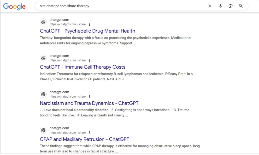 你和ChatGPT的私密对话正在全网裸奔！网友炸锅：我把ChatGPT当知己，它却把我隐私挂网上  第1张