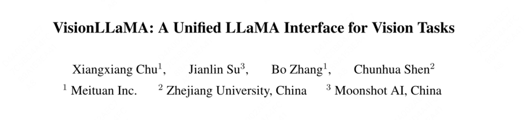 全面超越ViT，美团、浙大等提出视觉任务统一架构VisionLLAMA  第1张