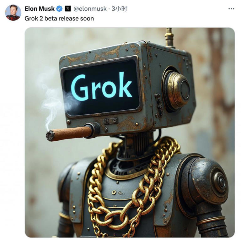 马斯克官宣Grok-2测试版，xAI将继续拥抱开源路线吗？  第1张