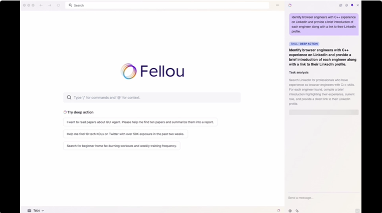 中国95后团队发布首个Agentic浏览器-Fellou，超越浏览，直达行动  第4张