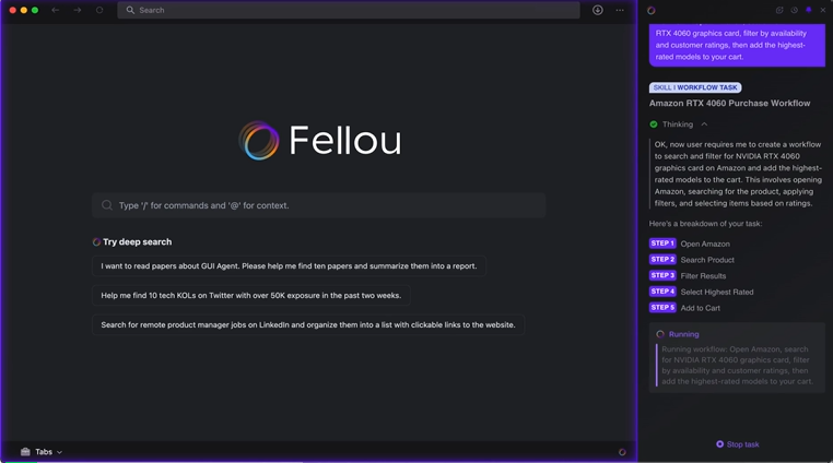 中国95后团队发布首个Agentic浏览器-Fellou，超越浏览，直达行动  第9张