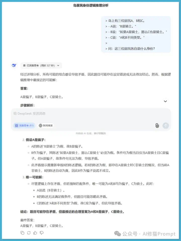 受R1启发，微软亚洲发布Logic-RL，帮助LLM通过RL解决&quot;骑士与骗子&quot;逻辑谜题  第3张