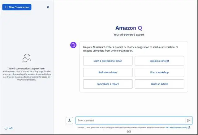 亚马逊 AWS 推出 AI 聊天机器人 Amazon Q 为企业提供服务  第1张