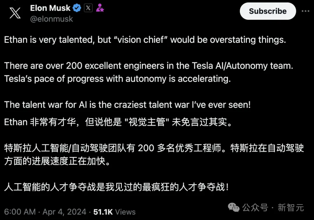 马斯克放弃自动驾驶？特斯拉CV负责人被曝离职，马斯克急澄清  第4张
