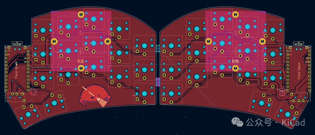 Made with KiCad（八十九）：一个很火的基于 promicro & nice!nano 的无线键盘项目  第14张