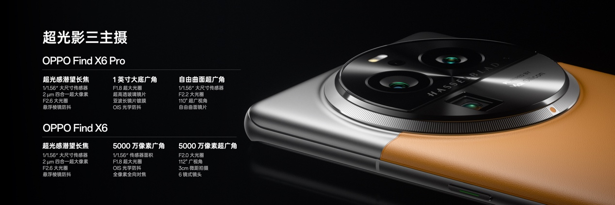 OPPO发布全新影像旗舰Find X6系列，引领移动影像进入全主摄时代  第8张