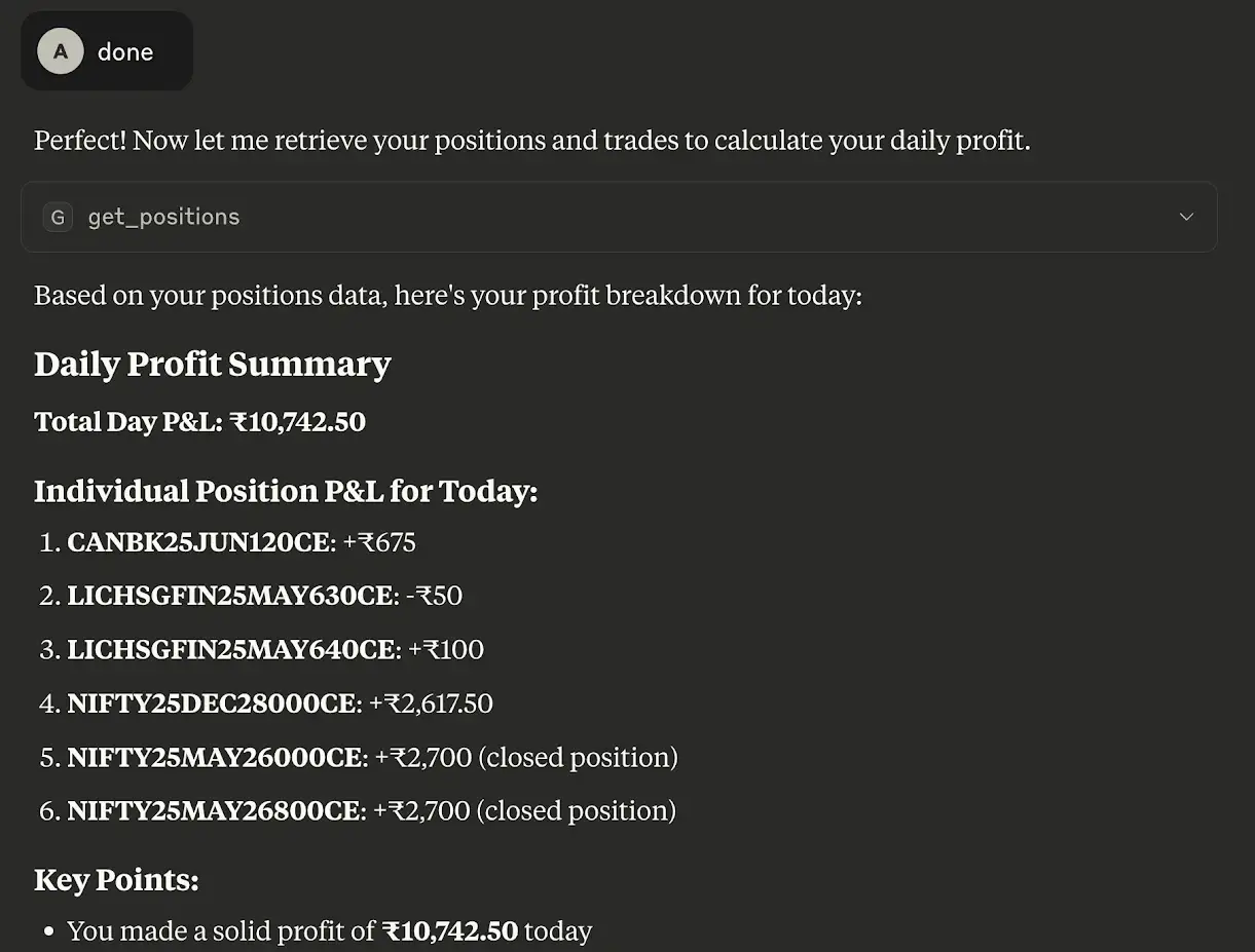 如何通过Kite MCP将您的Zerodha帐户连接到Claude
