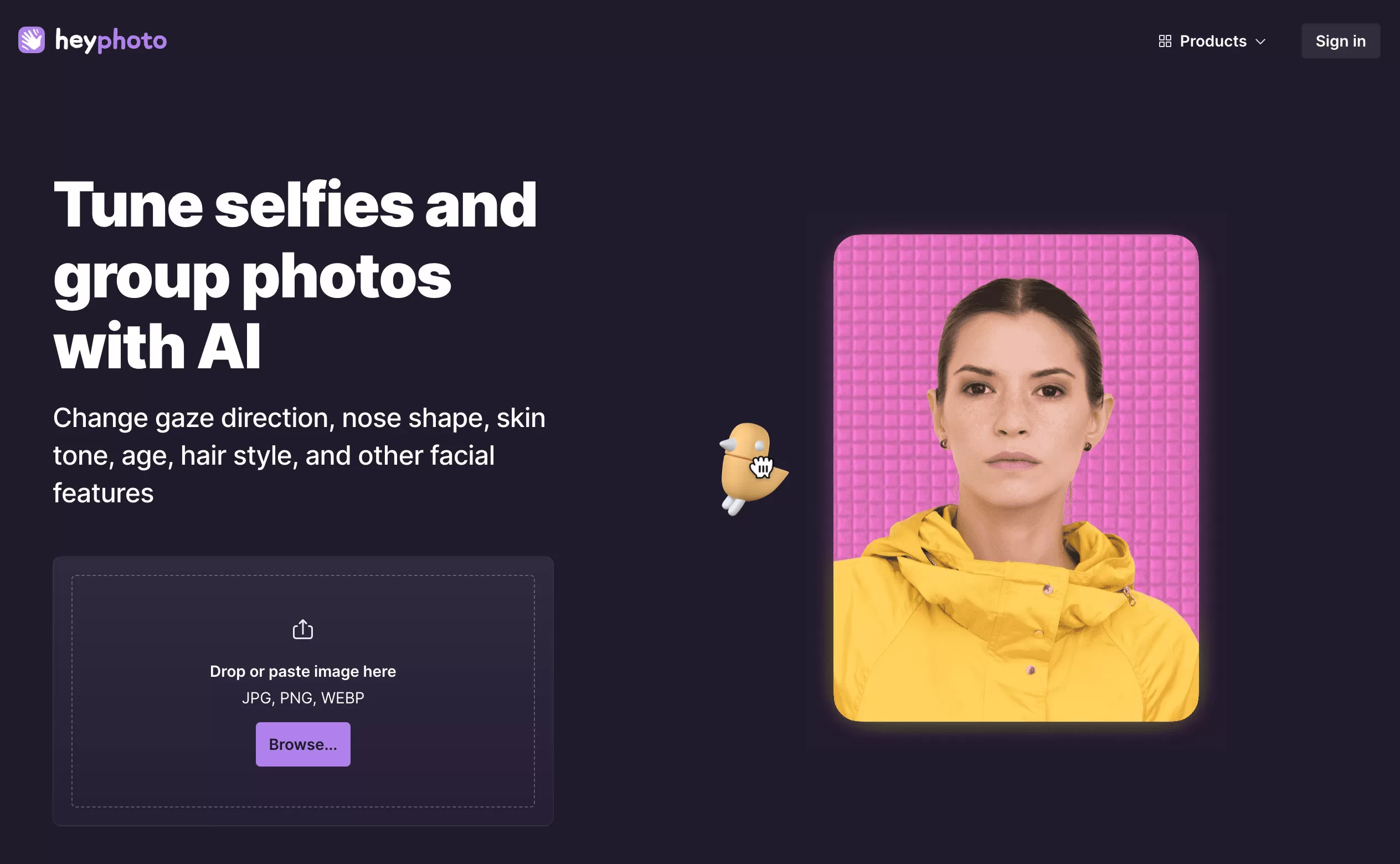 HeyPhoto：在线AI照片编辑器  第1张