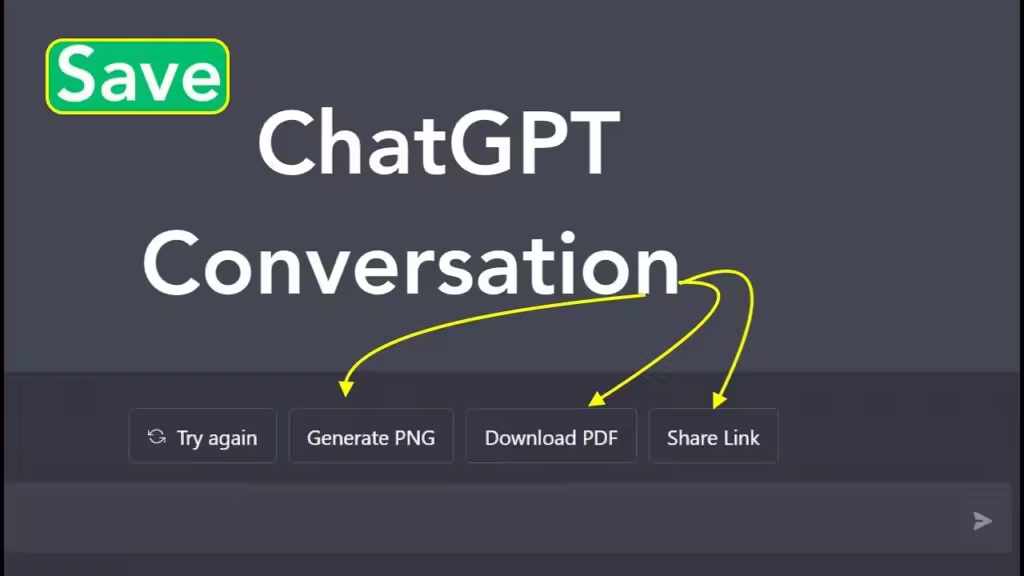 如何保存和分享ChatGPT的聊天记录  第1张