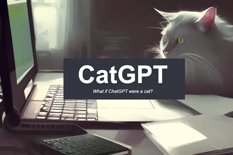 CatGPT：恶搞版ChatGPT-当喵星人统领AI领域  第1张