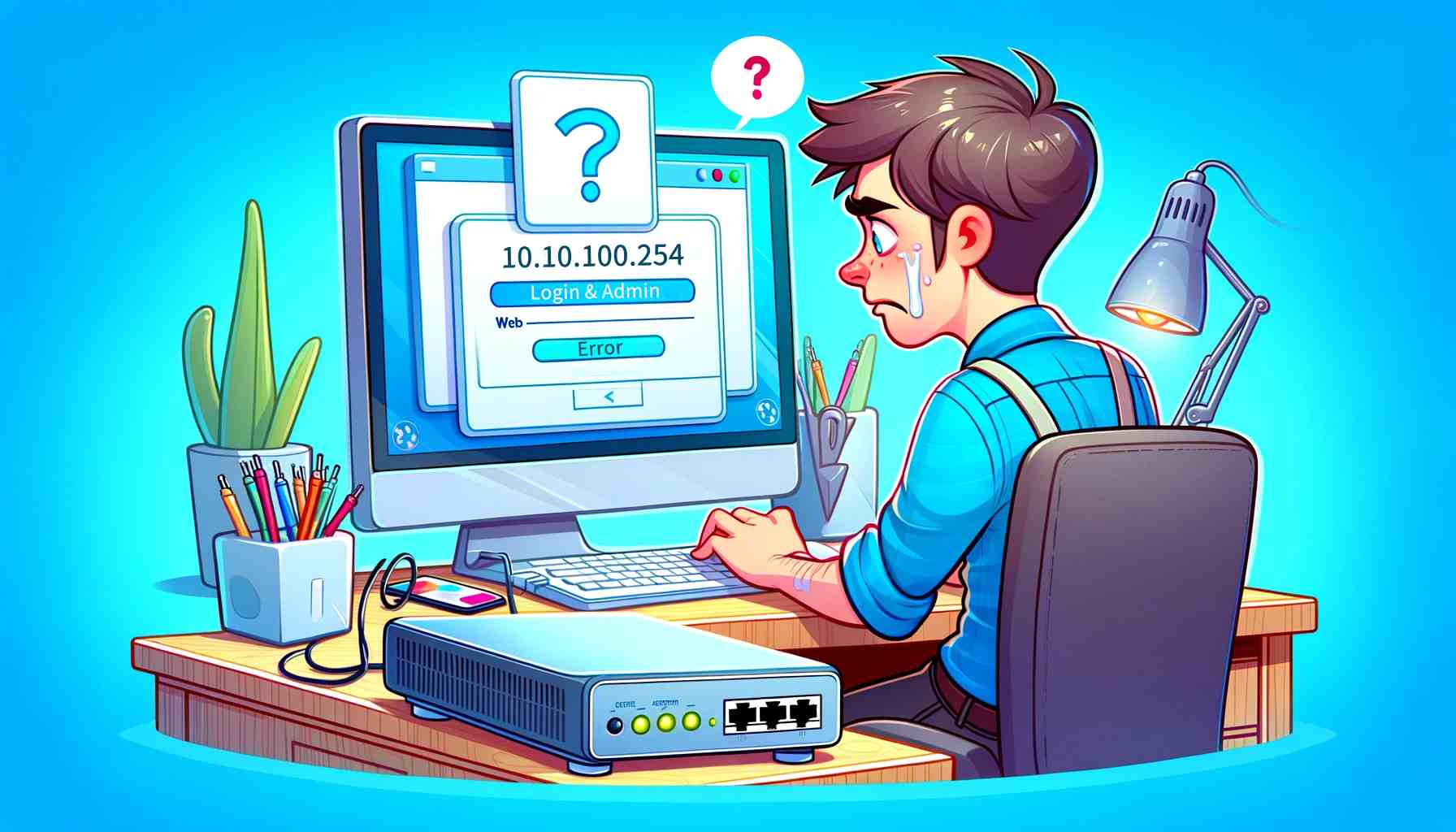 10.10.100.254无法进入路由器web登录页面怎么办？  第1张