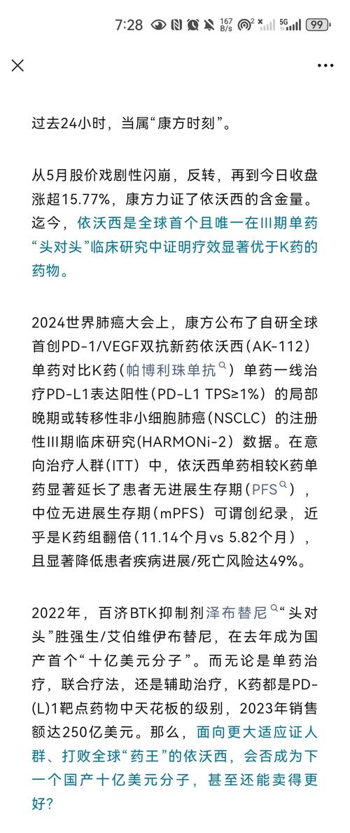 百度拜读09baidu康方生物合作伙伴SUMMIT完成依沃西III期临床HARMONI试验的首例患者给药 第1张 百度拜读09baidu康方生物合作伙伴SUMMIT完成依沃西III期临床HARMONI试验的首例患者给药 第1张