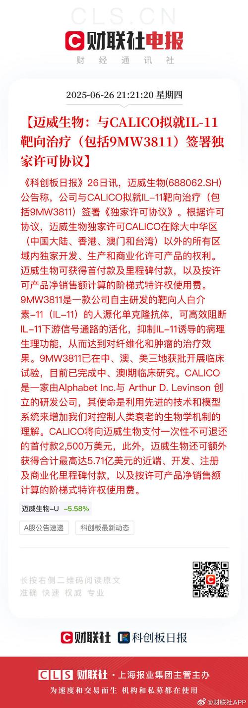 百度拜读09baidu迈威生物创新药 9MW3811 获 NMPA 批准开展临床试验 第1张 百度拜读09baidu迈威生物创新药 9MW3811 获 NMPA 批准开展临床试验 第1张